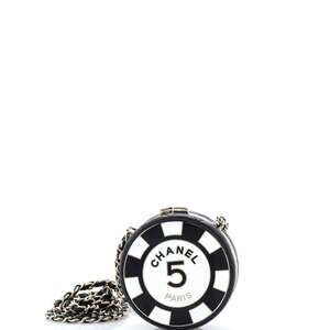 Chanel Poker Chip Clutch With Chain #248384C48B